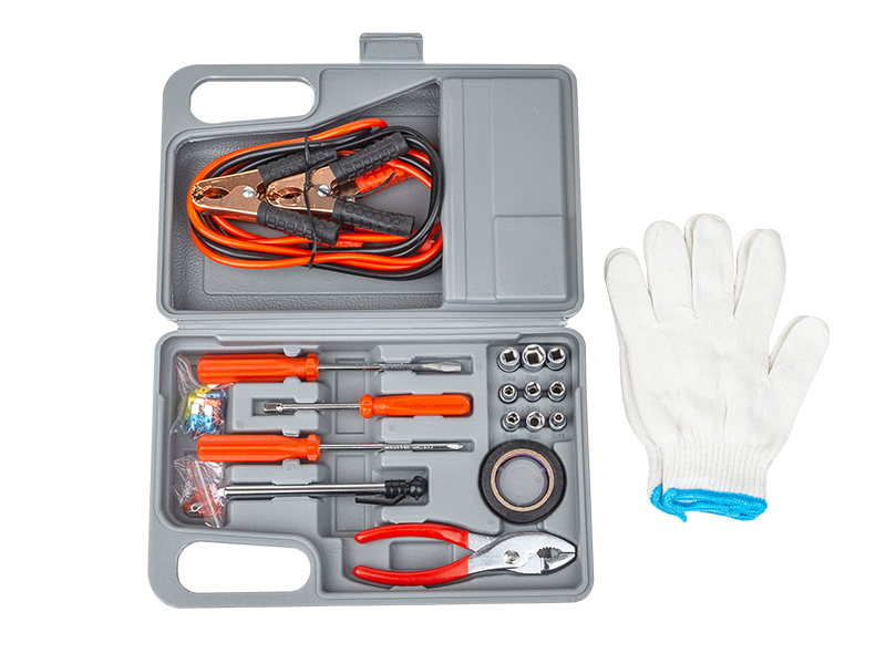 Kit de herramientas de seguridad en carretera de emergencia de 24 piezas 