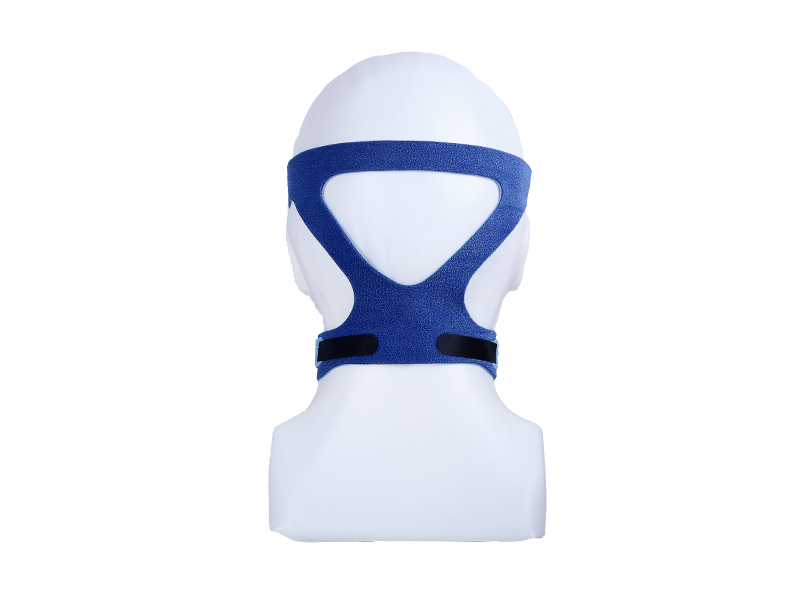 Máscara de cpap de silicona completa reutilizable para la apnea del sueño 